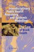 Cover: Interdisciplinary Public Health Reasoning and Epidemic Modelling: The Case of Black Death - Springer