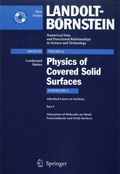 Cover: Adsorption of Molecules on Metal, Semiconductor and Oxide Surfaces - Springer