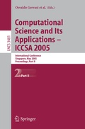Cover: Computational Science and Its Applications - ICCSA 2005 - Springer