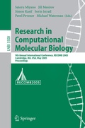 Cover: Research in Computational Molecular Biology - Springer