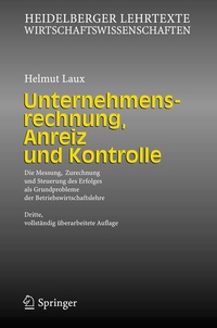 Abbildung von: Unternehmensrechnung, Anreiz und Kontrolle - Springer