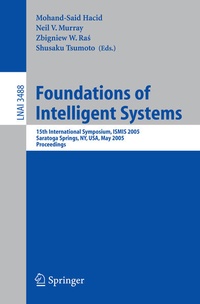 Enlarge image Cover: Foundations of Intelligent Systems - Springer