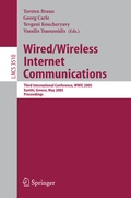 Cover: Wired/Wireless Internet Communications - Springer