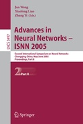 Cover: Advances in Neural Networks - ISNN 2005 - Springer