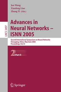 Enlarge image Cover: Advances in Neural Networks - ISNN 2005 - Springer