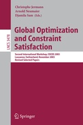 Cover: Global Optimization and Constraint Satisfaction - Springer