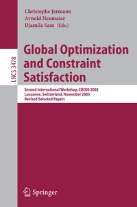 Enlarge image Cover: Global Optimization and Constraint Satisfaction - Springer