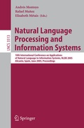 Cover: Natural Language Processing and Information Systems - Springer
