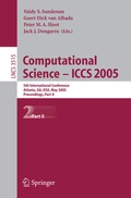 Cover: Computational Science -- ICCS 2005 - Springer