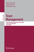 Cover: Trust Management - Springer