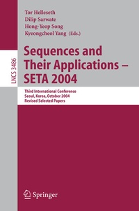 Enlarge image Cover: Sequences and Their Applications - SETA 2004 - Springer