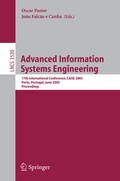 Cover: Advanced Information Systems Engineering - Springer