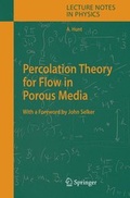 Cover: Percolation Theory for Flow in Porous Media - Springer
