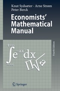 Cover: Economists' Mathematical Manual - Springer
