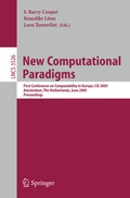 Cover: New Computational Paradigms - Springer