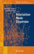 Cover: Polarization Mode Dispersion - Springer