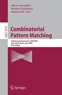 Enlarge image Cover: Combinatorial Pattern Matching - Springer