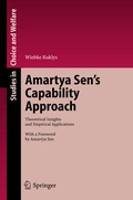 Cover: Amartya Sen's Capability Approach - Springer