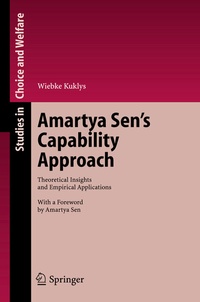 Enlarge image Cover: Amartya Sen's Capability Approach - Springer