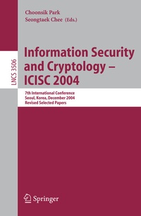 Abbildung von: Information Security and Cryptology - ICISC 2004 - Springer