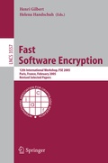 Cover: Fast Software Encryption - Springer