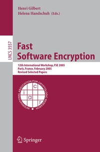 Enlarge image Cover: Fast Software Encryption - Springer