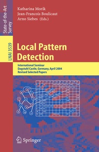 Enlarge image Cover: Local Pattern Detection - Springer