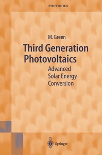Enlarge image Cover: Third Generation Photovoltaics - Springer