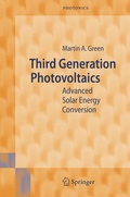 Cover: Third Generation Photovoltaics - Springer