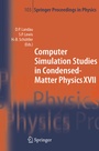 Cover: Computer Simulation Studies in Condensed-Matter Physics XVII - Springer