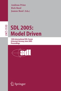 Enlarge image Cover: SDL 2005: Model Driven - Springer