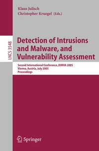 Enlarge image Cover: Detection of Intrusions and Malware, and Vulnerability Assessment - Springer