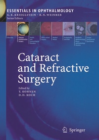Enlarge image Cover: Cataract and Refractive Surgery - Springer