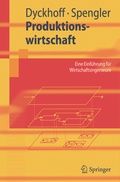 Cover: Produktionswirtschaft - Springer