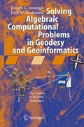 Cover: Solving Algebraic Computational Problems in Geodesy and Geoinformatics - Springer