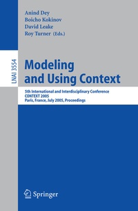 Abbildung von: Modeling and Using Context - Springer