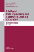 Cover: Intelligent Data Engineering and Automated Learning - IDEAL 2005 - Springer
