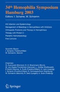 Cover: 34th Hemophilia Symposium Hamburg 2003 - Springer