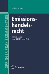 Abbildung von: Emissionshandelsrecht - Springer
