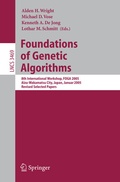 Cover: Foundations of Genetic Algorithms - Springer
