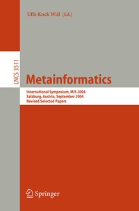 Enlarge image Cover: Metainformatics - Springer