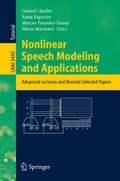Cover: Nonlinear Speech Modeling and Applications - Springer
