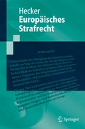 Cover: Europ&auml;isches Strafrecht - Springer