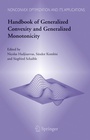 Cover: Handbook of Generalized Convexity and Generalized Monotonicity - Springer
