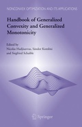 Cover: Handbook of Generalized Convexity and Generalized Monotonicity - Springer