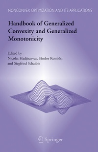 Abbildung von: Handbook of Generalized Convexity and Generalized Monotonicity - Springer