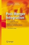 Cover: Post Merger Integration - Springer