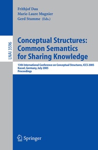 Enlarge image Cover: Conceptual Structures: Common Semantics for Sharing Knowledge - Springer