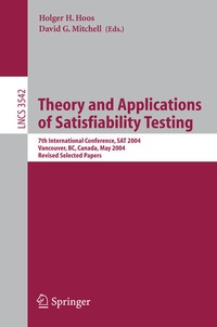 Enlarge image Cover: Theory and Applications of Satisfiability Testing - Springer