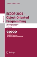 Cover: ECOOP 2005 - Object-Oriented Programming - Springer